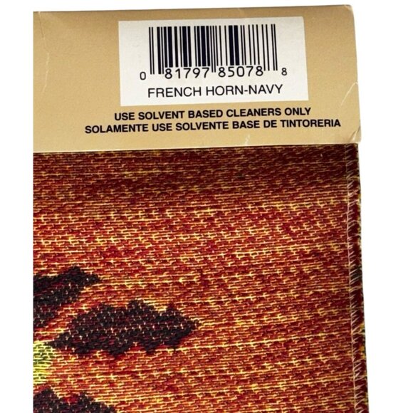 Olde Greensborough Craft Co 18" Jacquard Tapestry Panel French Horn - Picture 6 of 7